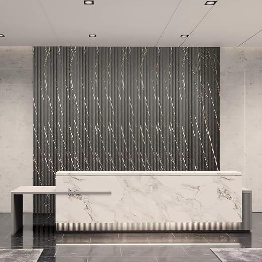 Art3d 8-Pack WPC Slat Panel for Interior Decor, Decorative Fluted Accent Wall - Image 4