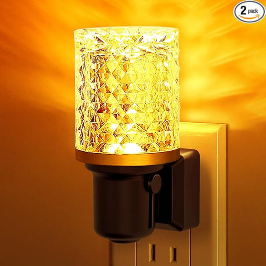 L LOHAS LED Night Light, 2 Pack Dimmable Night Lights Plug into Wall, Automatic by LLOHASLED