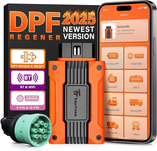TopTekk Smart DPF Regeneration Tool, DPF Reset Device by TopTekk