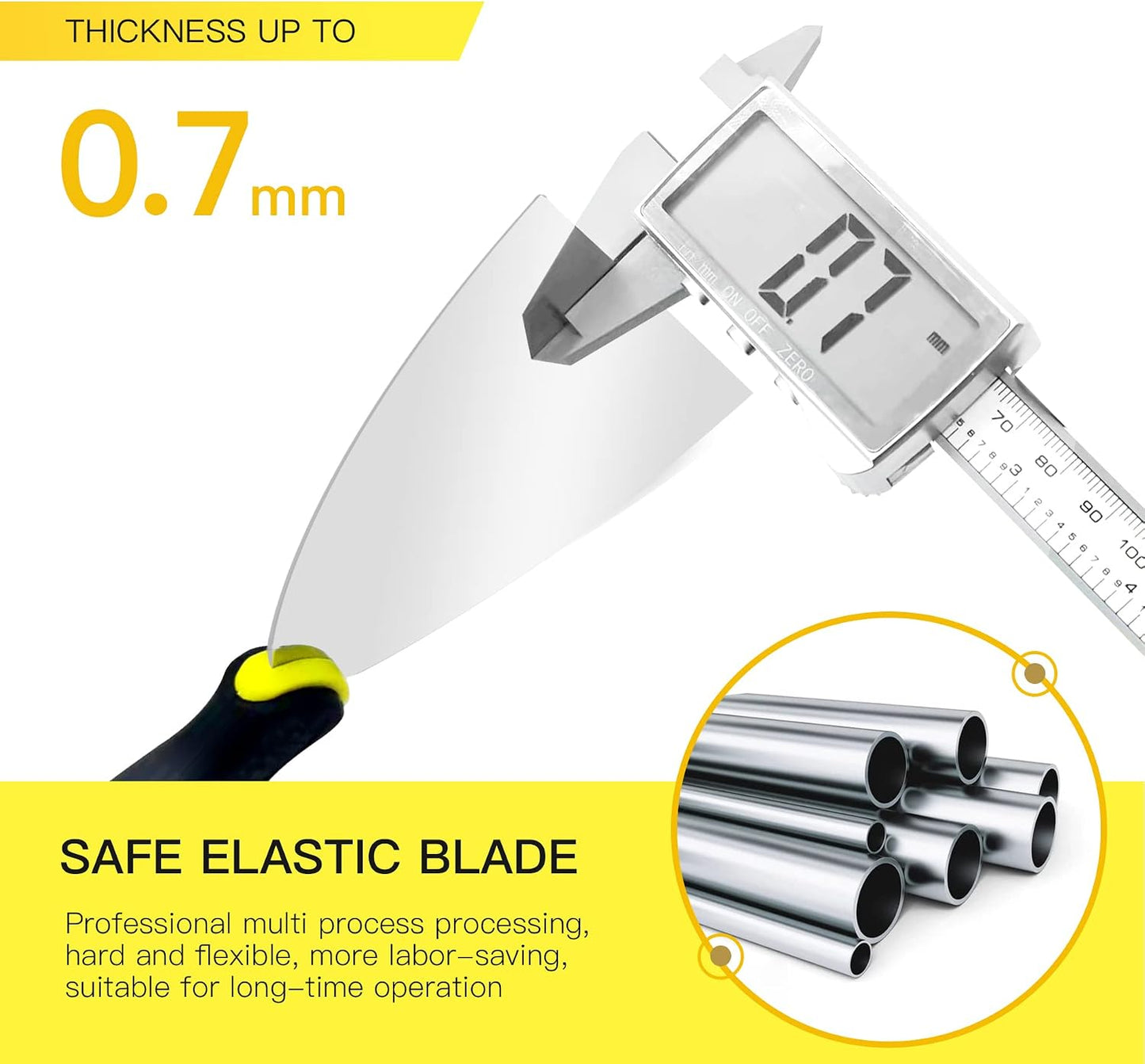 Putty Knife Scrapers, 1.5 Inch Spackle Knife, Metal Scraper Tool for Drywall Finishing, Plaster Scraping, Decals, and Wallpaper