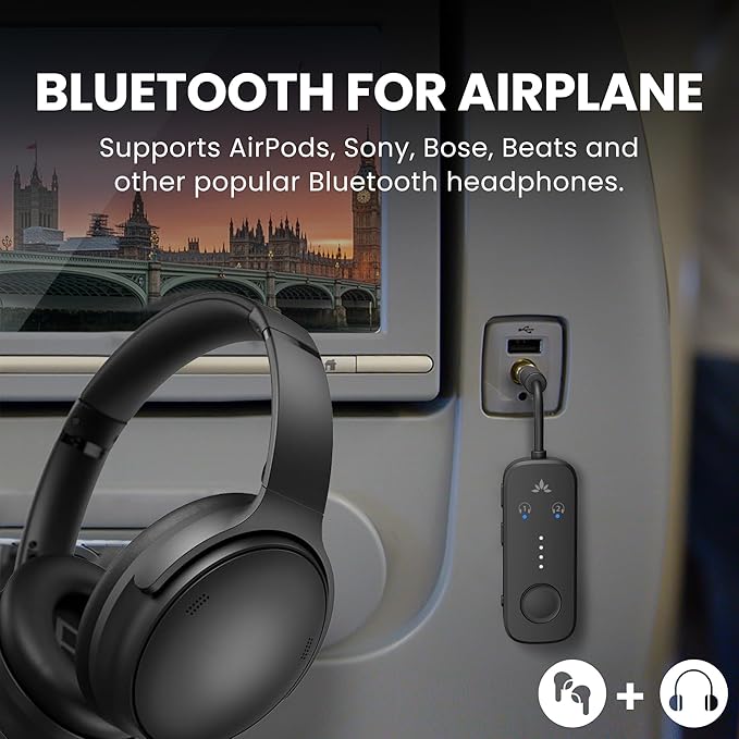 Avantree Relay - Premium Airplane Bluetooth Adapter - Image 2