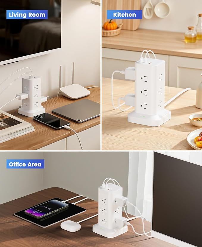 Tagzilo 15-in-1 Power Strip Tower - Image 7