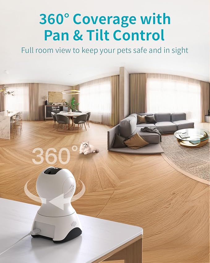 VIMTAG Indoor Pet Camera, 2.5K Dog Camera - Image 2