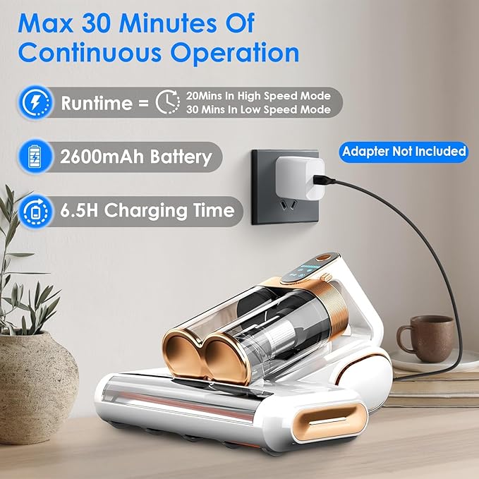 lafengyan Cordless Mattress Vacuum Cleaner - Image 3