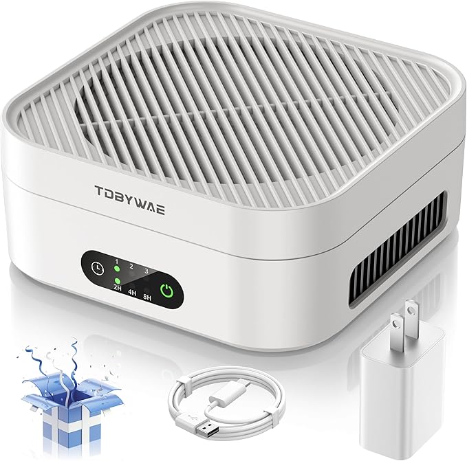 TDBYWAE Air Purifiers for Home Bedroom Up to 600 ft², True HEPA Air Purifier by Clicknow