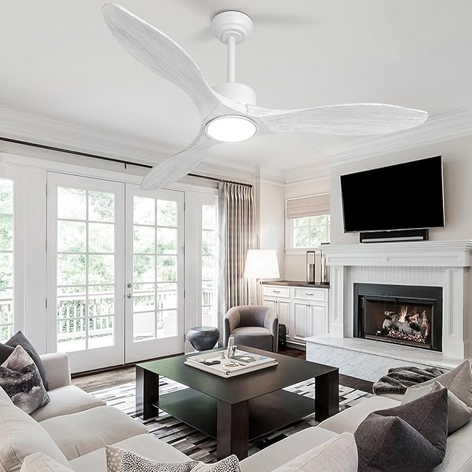 revoici 52 Inch White Ceiling Fan - Image 8