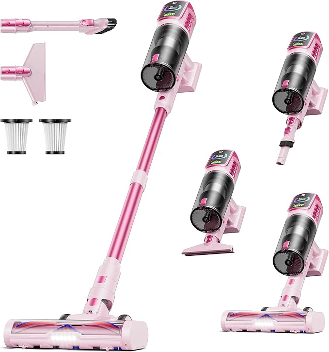 Cordless Vacuum Cleaner, 55KPa 650W 65Mins Vacuum Cleaners by Unknown