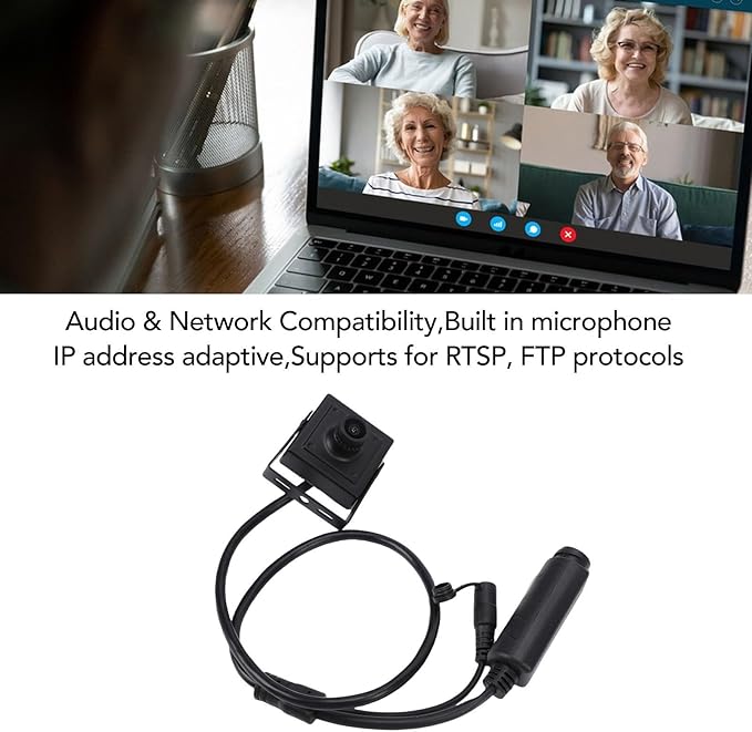 LAISANIM IP Indoor Mini Security Camera, 3.6mm Fixed Lens - Image 3
