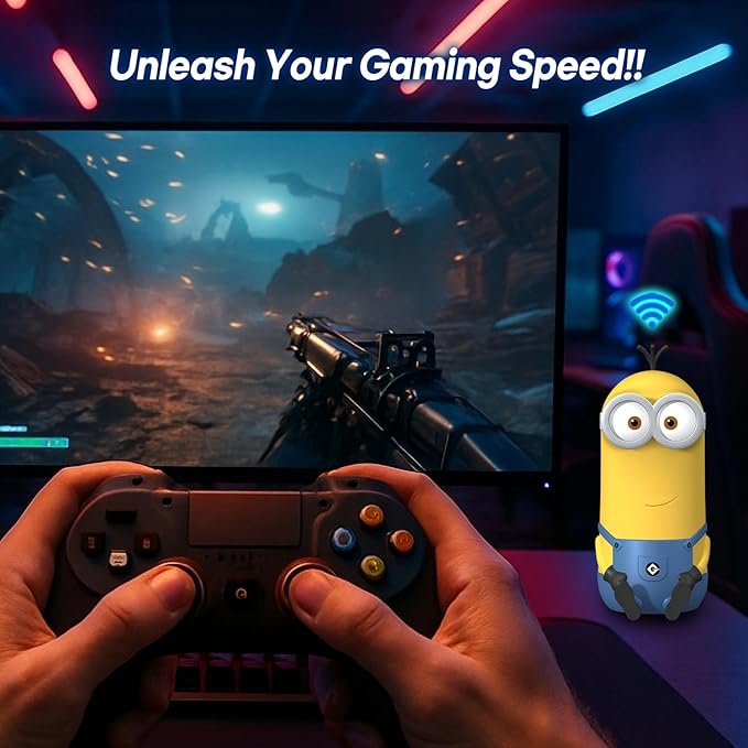Davolink Minions Series WiFi 6 / 6E Gaming Router WiFi Extender Dual & Tri-Band - Image 3