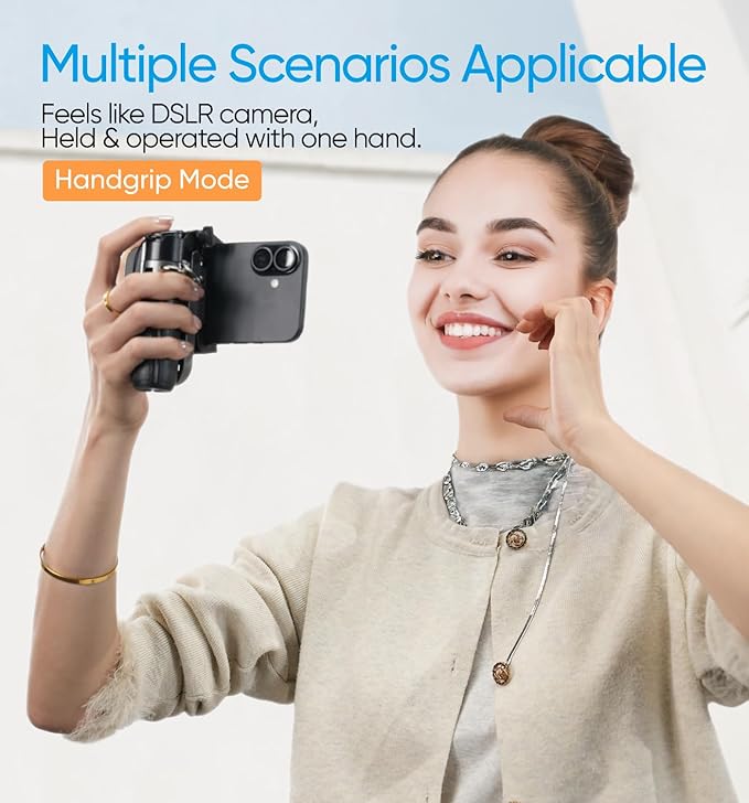 MAGIC JOHN Phone Tripod, Portable Selfie Stick, Pocket Size Tripod - Image 4