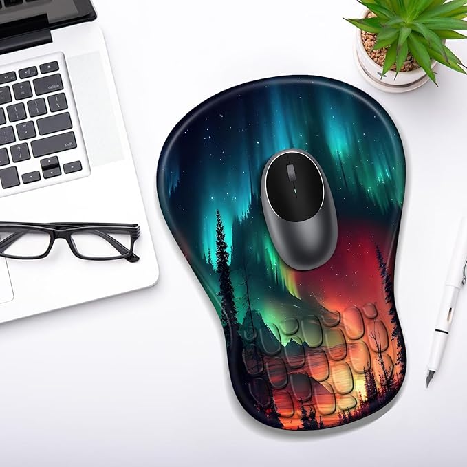YIWEI Ergonomic Mouse Pad with Wrist Rest - Image 7