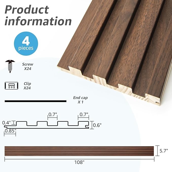 Art3d Slat Wood Wall Paneling for Interior and Ceiling Decoration - Image 4