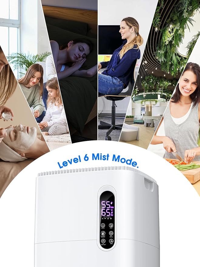 MONISEN 26L/5.7Gal Humidifier Large Room 3000 ft², Supersized Cool Mist - Image 4