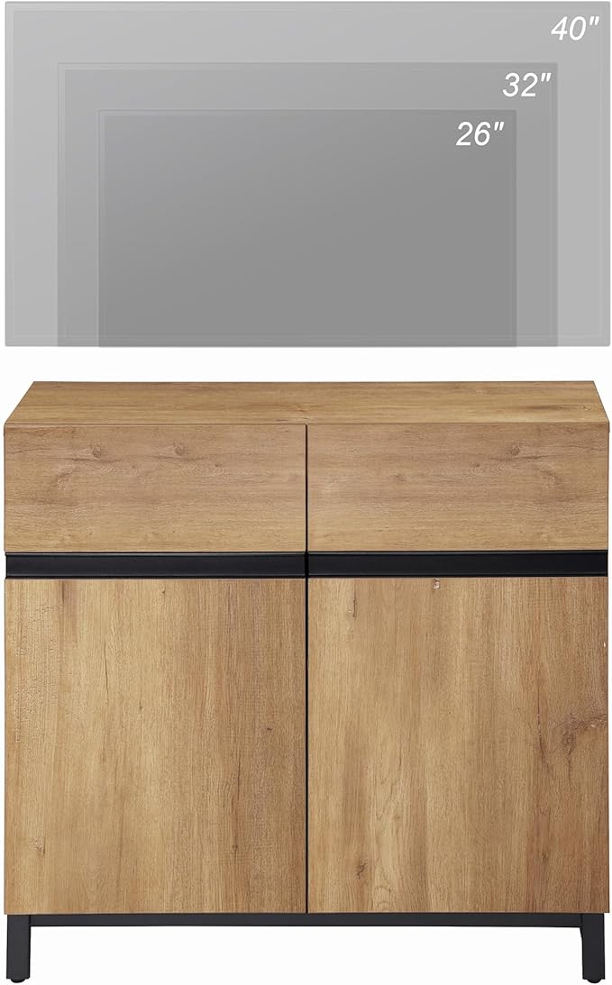 Wampat Modern TV Stand for 40 inch TVs, Entertainment Center Console - Image 8