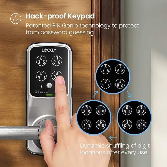 Lockly Secure Plus Bluetooth Smart Door Lock, Keyless Entry - Image 4