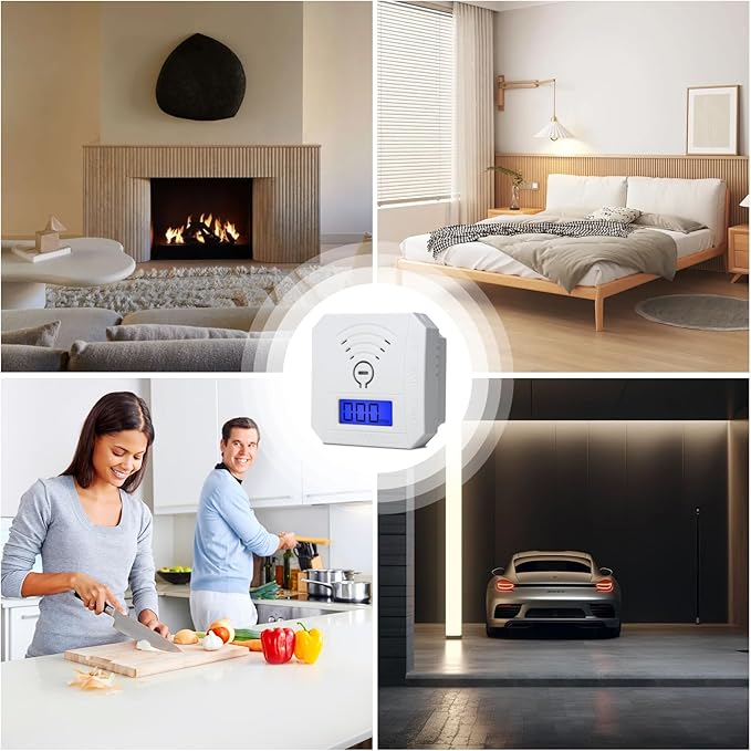 TALLPOWER Carbon Monoxide Detector, CO Gas Monitor Alarm, CO Sensor - Image 5