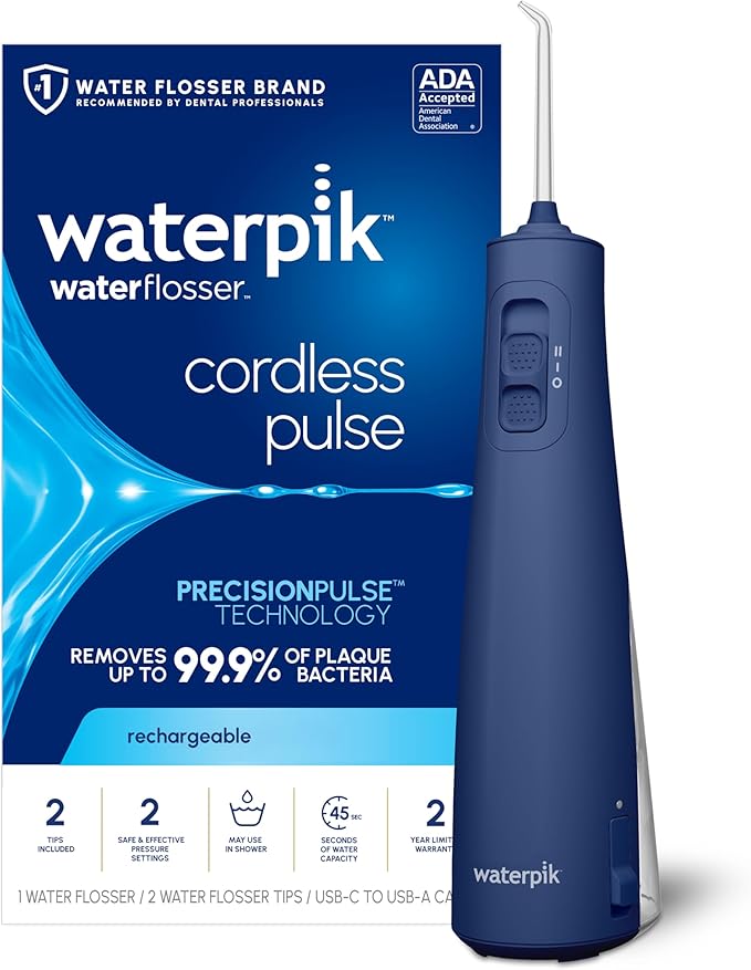 Waterpik Cordless Pulse Rechargeable Portable Water Flosser by Waterpik