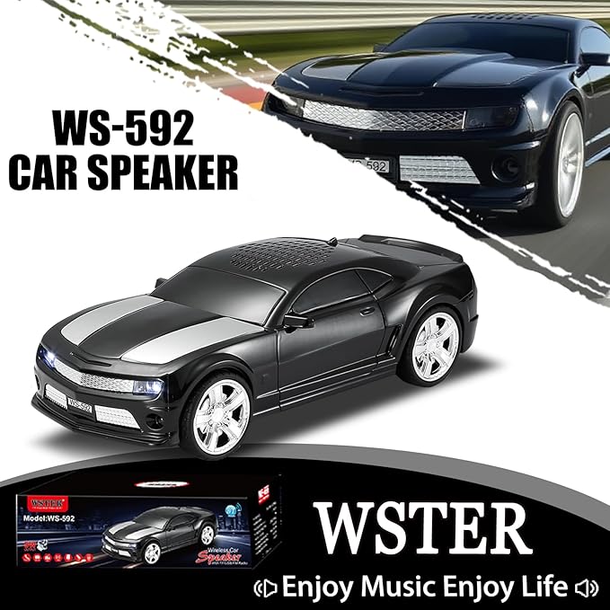 WSTER WS-592 Supercar Design Bluetooth Replica Speaker – Portable Car Model - Image 2