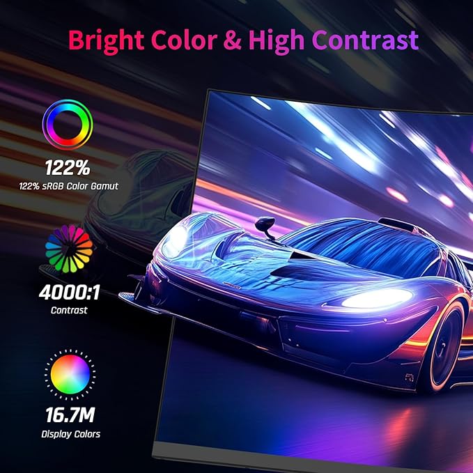 KTC 32Inch 240Hz Curved Gaming Monitor, 1000R VA, 4000:1 Contrast, Support - Image 5