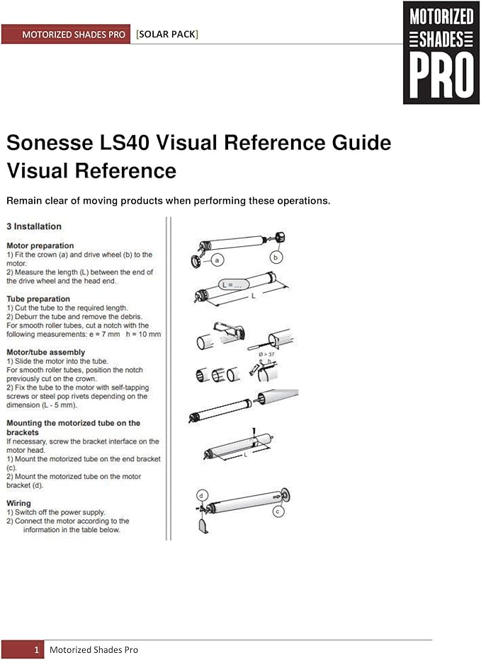 Somfy Sonesse LS40 RTS 404S2 1001636 - Image 2