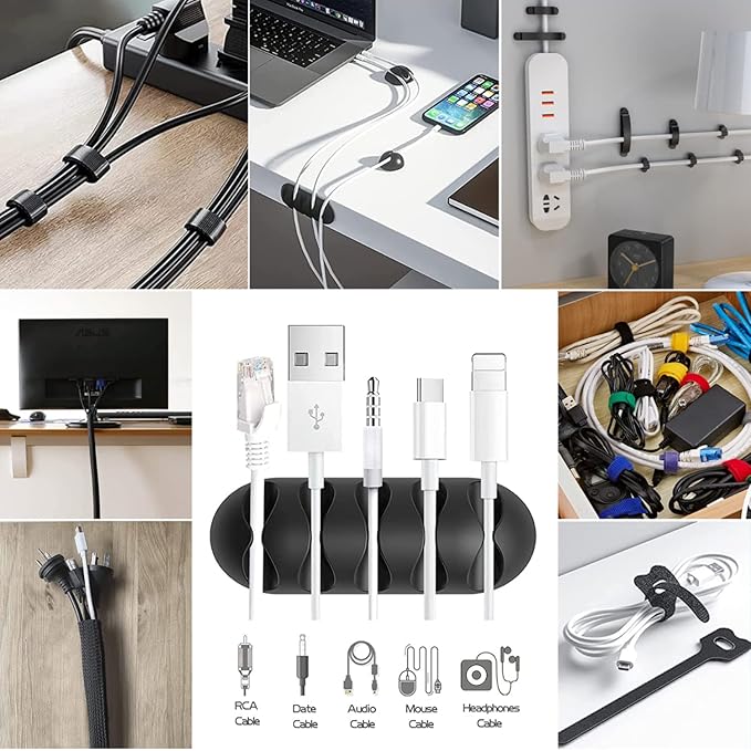 Cable Management Box, 3 Pack Cord Organizer Boxes - Image 3