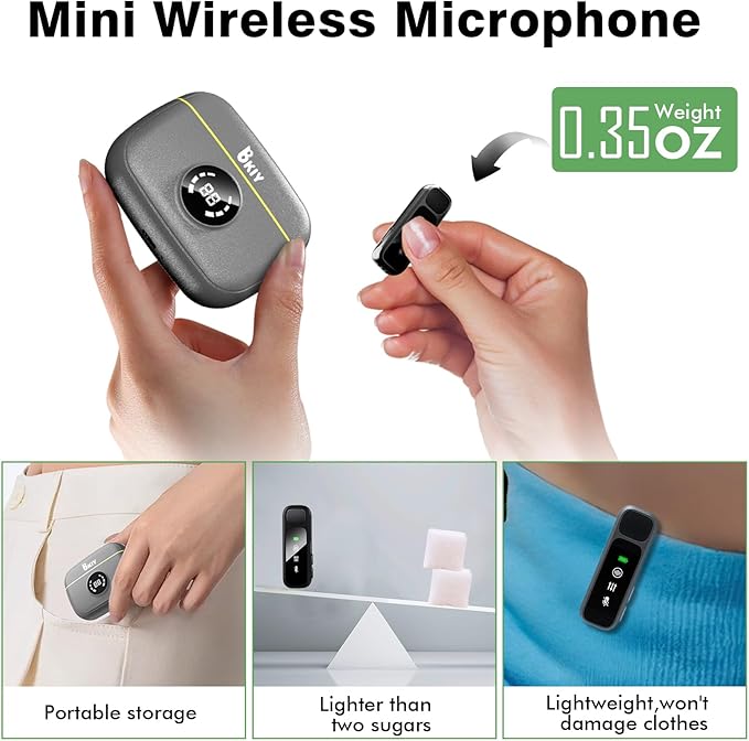 BKIY Wireless Lavalier Microphone - Image 5