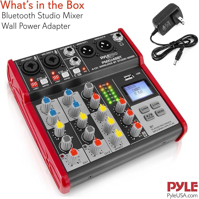 Pyle Studio Audio Sound Mixer Board - Image 3
