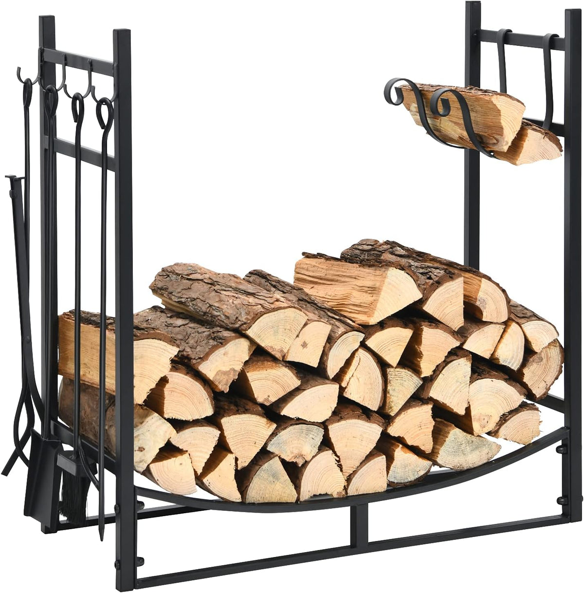 s afstar 30” firewood rack, fireplace log holder, main product view
