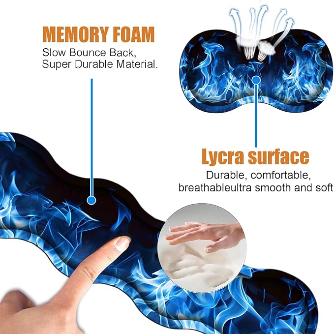4 in 1 Ergonomic Keyboard Wrist Rest & Mouse Pad Wrist Rest Set, Large XXL - Image 5