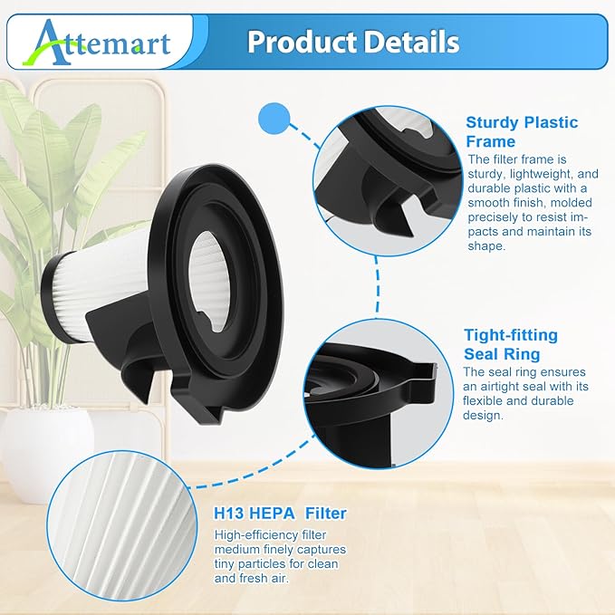Attemart 6 Pack Filter Replacement Compatible - Image 5