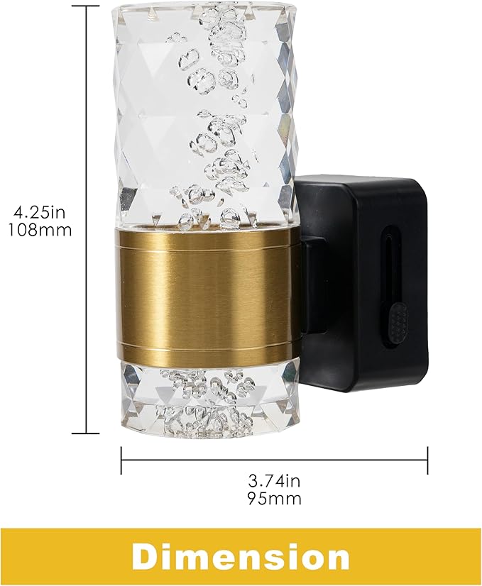 HSPRODGD Night Lights Plug into Wall, 2 Pack 3000K Dimmable LED Night Light - Image 5