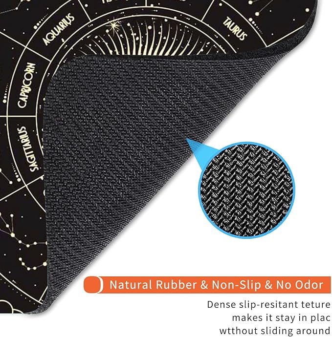 Armanza Square Mouse Pad Moon Sun, Personalized Premium-Textured Custom Mouse - Image 5