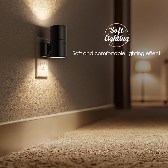 Briignite Night Lights Plug into Wall, Modern LED Night Light Plug in, Dusk to - Image 5
