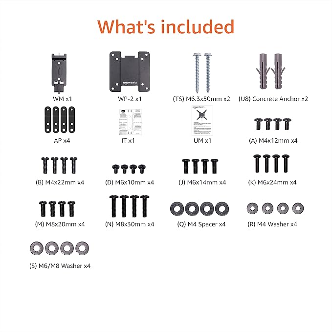 Amazon Basics Fixed Flat TV Wall Mount fits 12 to 40 inch TVs and VESA 200x200 - Image 10