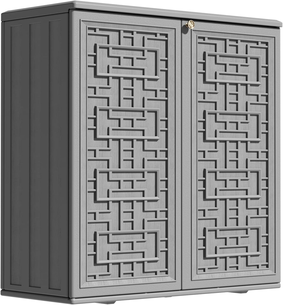 zzm hdpe outdoor storage shed, outdoor plastic storage, main product view