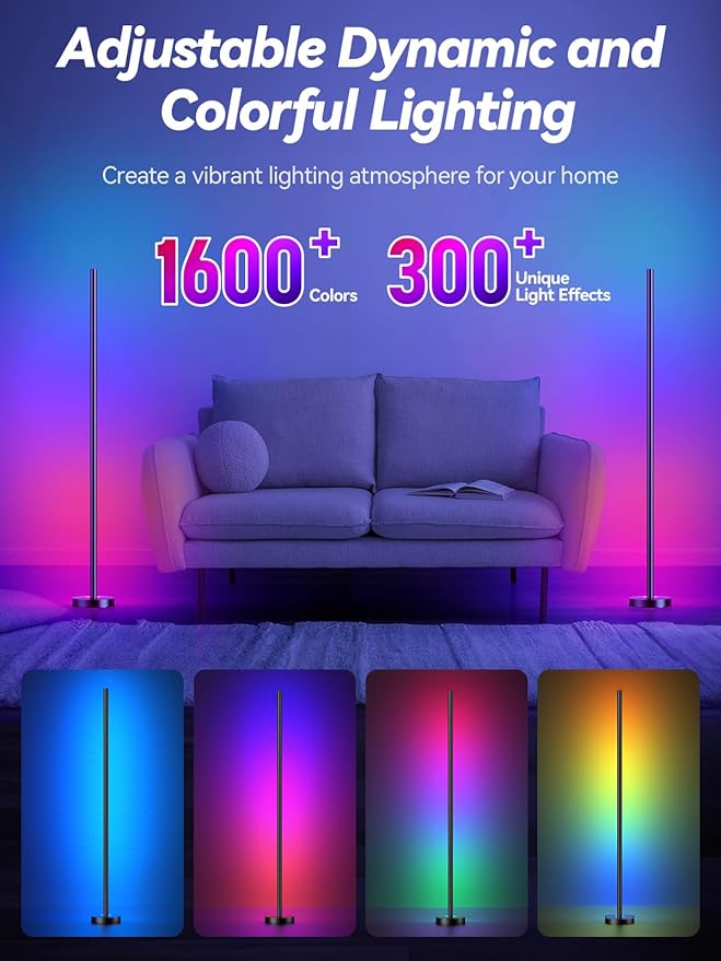 Corner Floor Lamp, LED Corner Lamp - Image 2