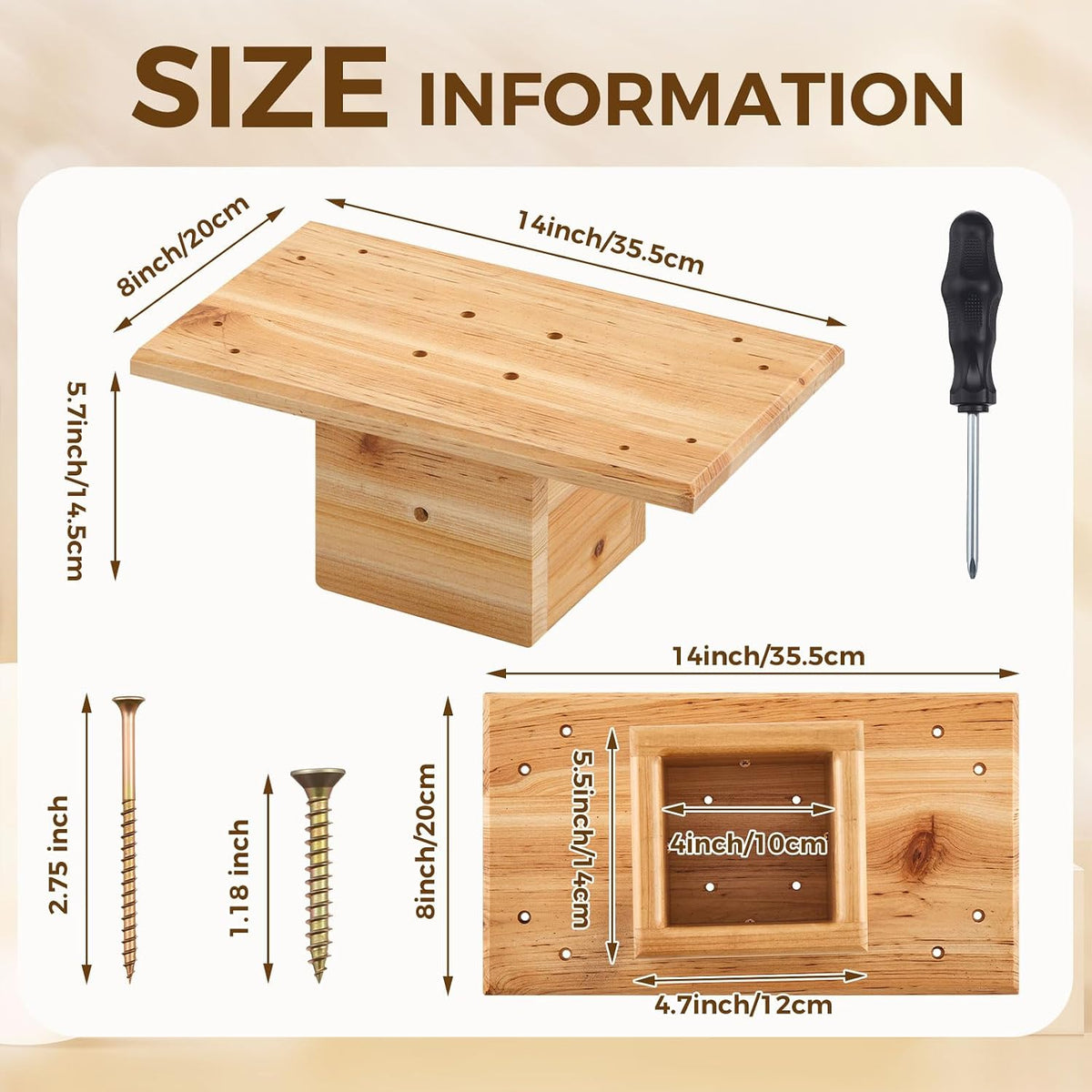 threehoney outdoor little library mount 14x8x5.91 inch stable shown in use