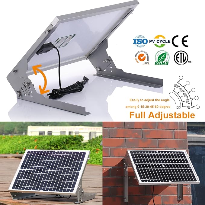 SUNER POWER 20W 12V Solar Battery Charger Maintainer, Built-in Smart MPPT - Image 6