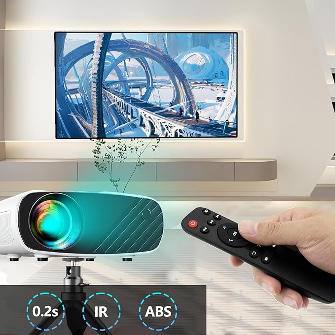 HODSEUKIN Replacement Remote for Mini Projector, Compatible - Image 4
