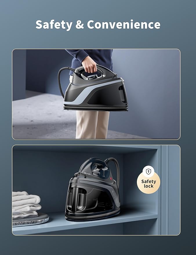Sundu Steam Iron, 40g/min Continuous Steam, 44 OZ Removable Tank, Built-In Pump - Image 8