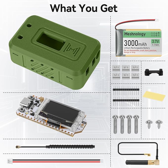 Meshnology 1 Set ESP32 Lo Ra V3 Module Board - Image 9