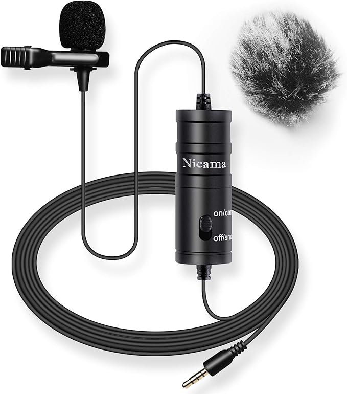 Nicama LVM1 Lavalier Lapel Microphone by Nicama