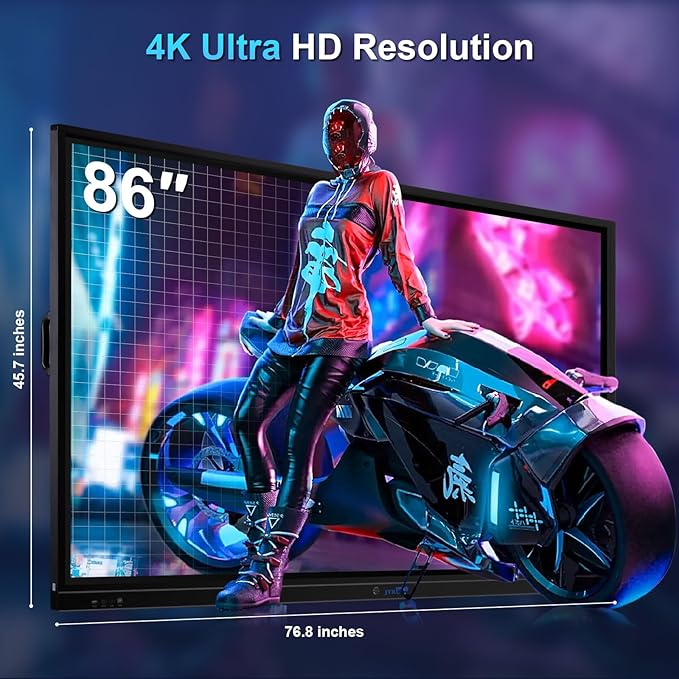 86" 4K Educational Smart Board Pro | Interactive Digital Whiteboard - Image 5