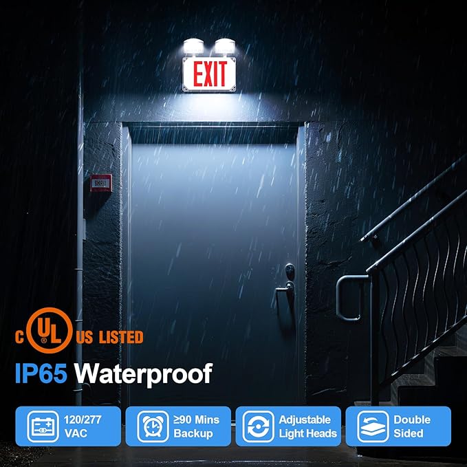 Wet Location Emergency Exit Signs - Image 2