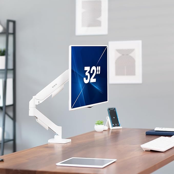 VIVO Single 17 to 32 inch Monitor Height Adjustable Counterbalance Mechanical - Image 2