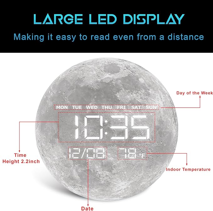 HOMLOVE Digital Wall Clock - Image 3