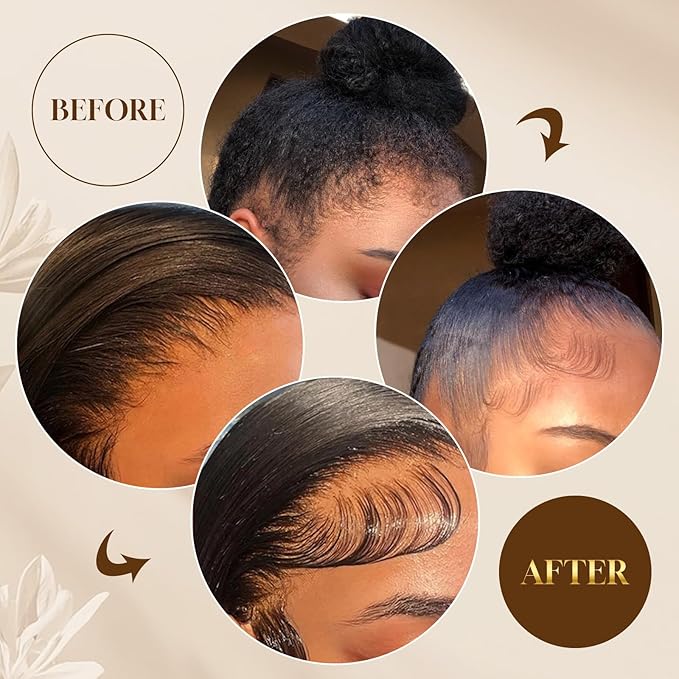 Edge Control Gel for 4C Hair Braiding Hair Gel Firm Hold, Hair Styling Wax - Image 5