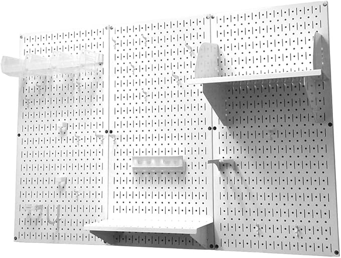 Wall Control Pegboard Organizer 4 ft. Metal Pegboard Standard Tool Storage Kit - Image 2