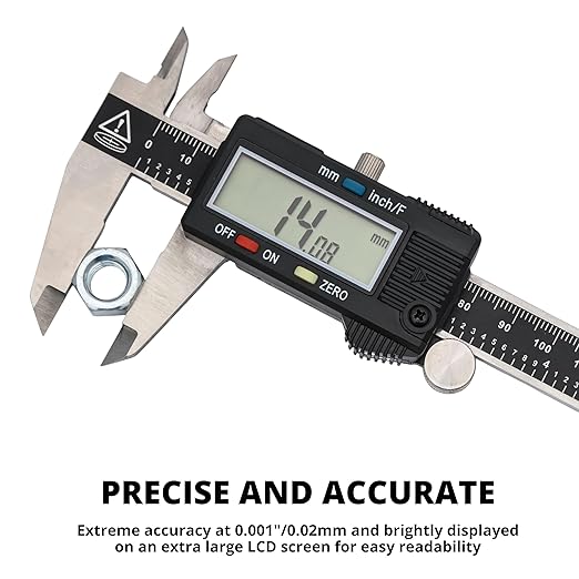 NEIKO 01407A Electronic Digital Caliper Measuring Tool, 0 - Image 2