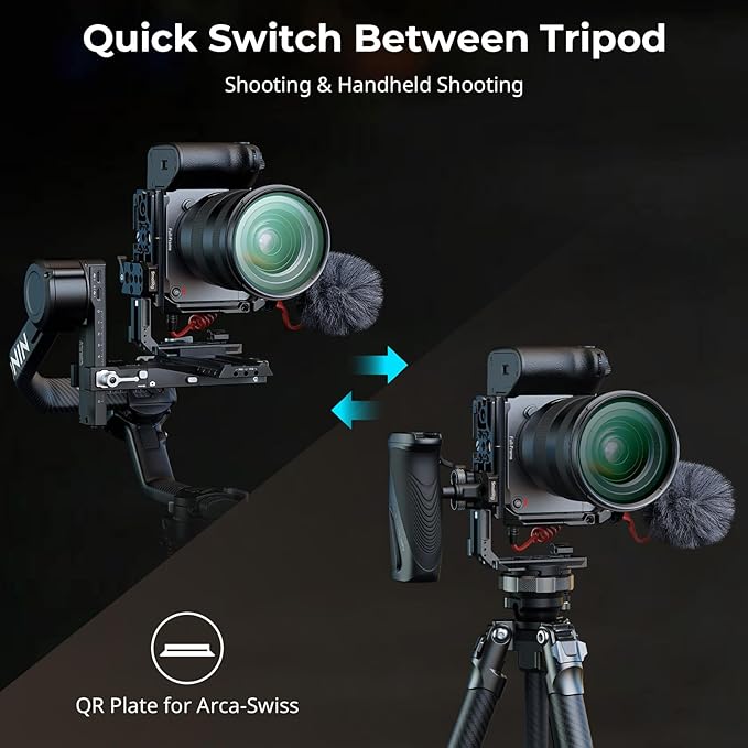 SMALLRIG Cage for Sony FX2, HawkLock Quick Release Camera Cage Kit for Sony - Image 7